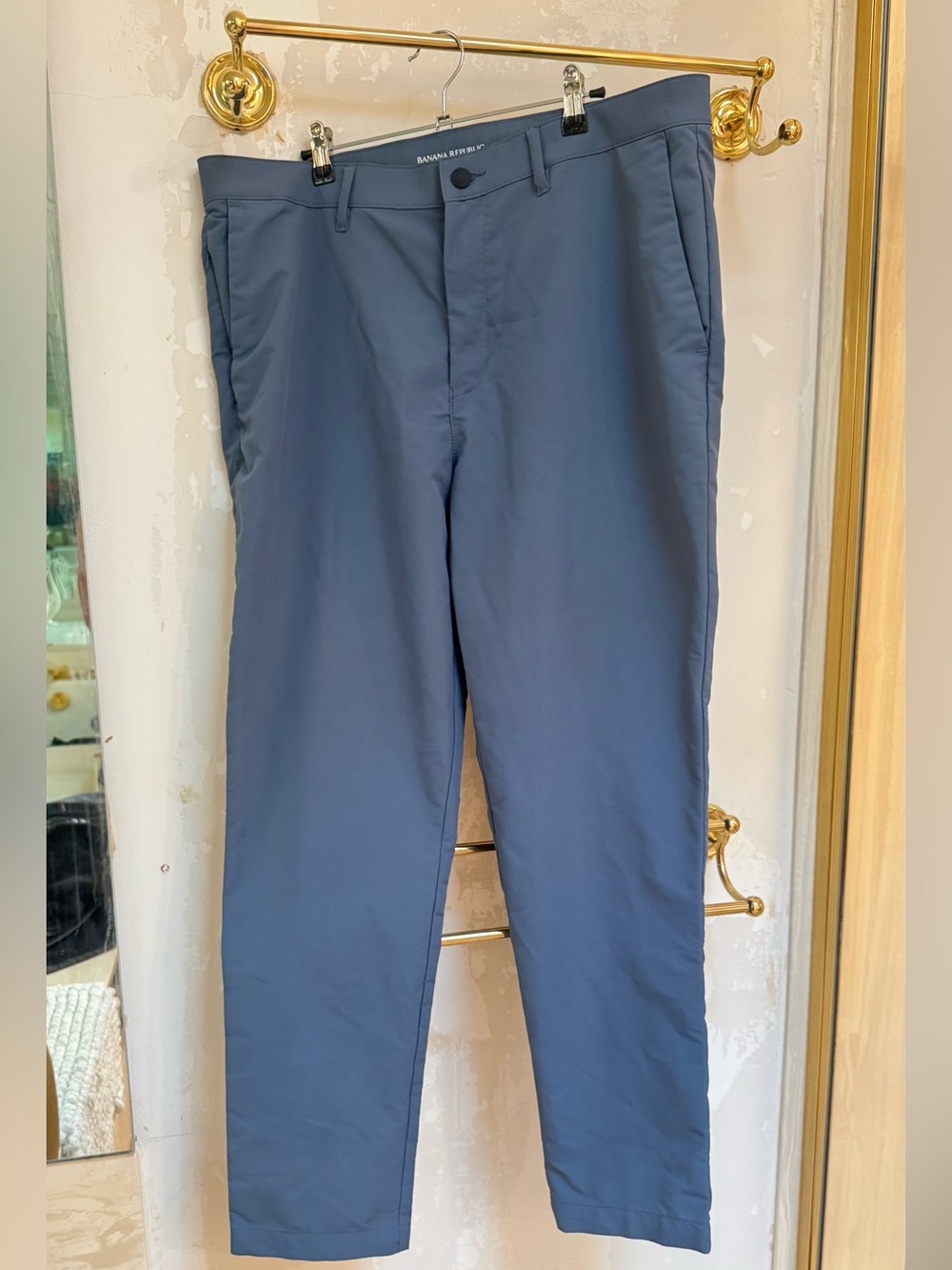Banana Republic Men’s Slate Blue Slim Stretch Chinos 38x32